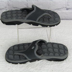 Columbia Sand Castle Thong Sandals Gray Black SZ 2